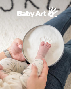 Kit Baby Art - Cadre empreinte 3 volets - My baby touch - Bois