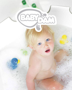 Réducteur de baignoire marque Baby Dam