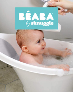 Baignoire bébé Beaba by Shnuggle blanc/gris - Made in Bébé