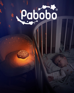 Pabobo Kid'Sleep Globetrotter - Blanc - Réveil Pabobo sur L