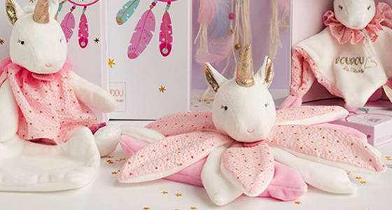 Doudou licorne