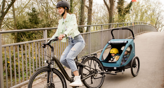 Remorque de vélo et porte bébé vélo