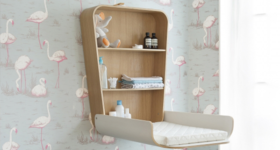 TABLE À LANGER MURALE