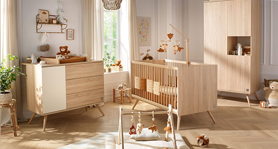 Chambre bébé en bois