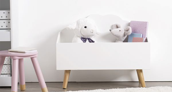 Coffre à jouets en bois