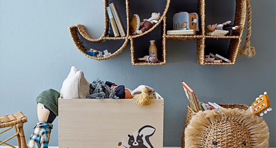 Bibliothèque murale enfant