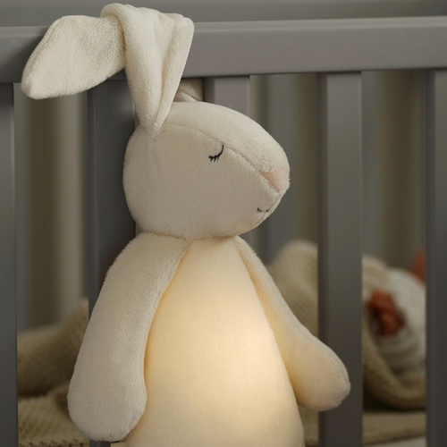 Peluche Veilleuse Lapin Crème
