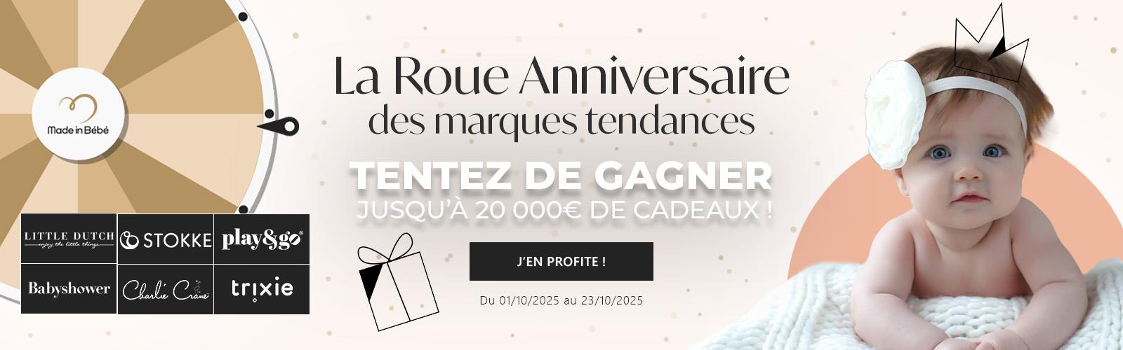 La roue anniversaire des marques tendances