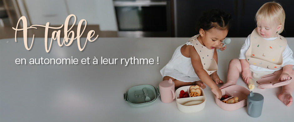 À table, en autonomie et à leur rythme