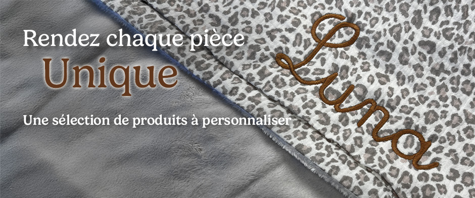 Rendez chaque pièce unique. Une sélection de produits à personnaliser pour une touche unique