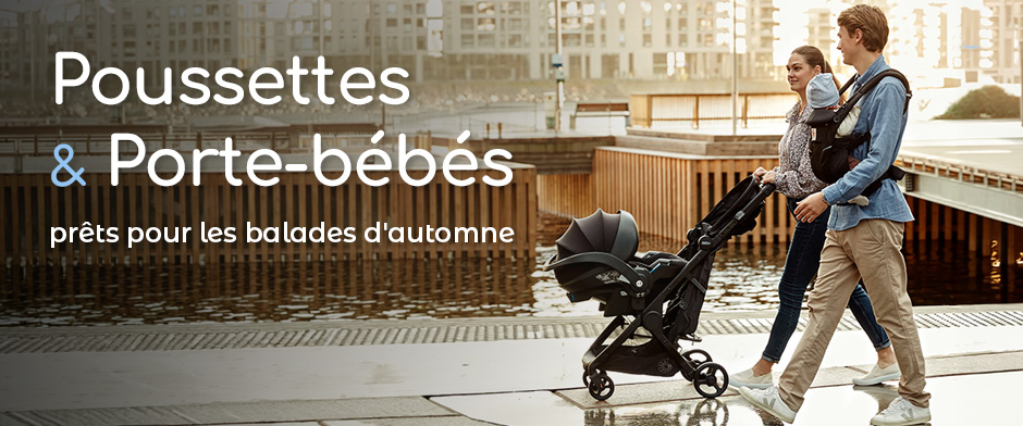 Poussettes & porte-bébés : prêts pour les balades d'automne