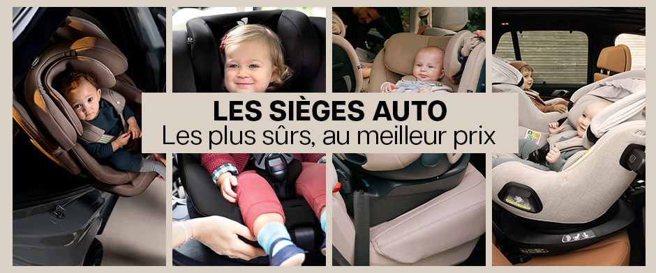 Bien attaché, bien protégé : nos sièges auto
