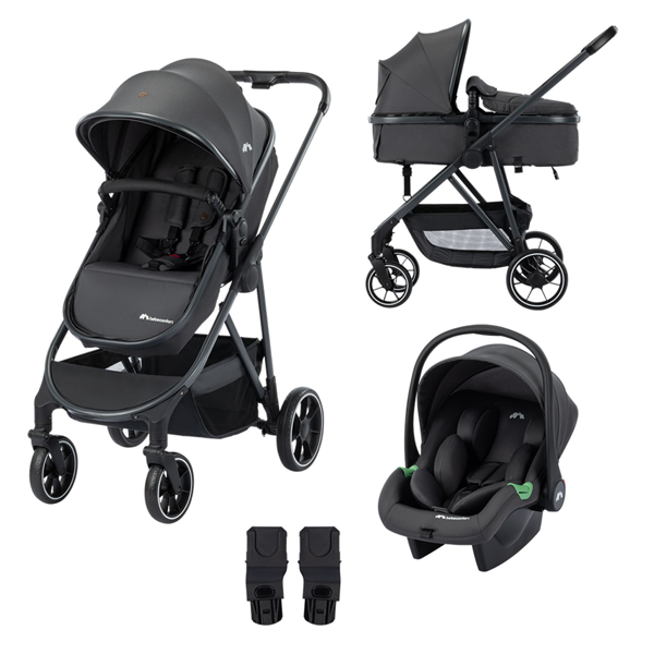 Poussette trio Brume Mineral Graphite