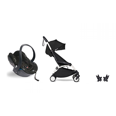 Poussette duo YOYO 3 pack 6+ et YOYO car seat by Besafe