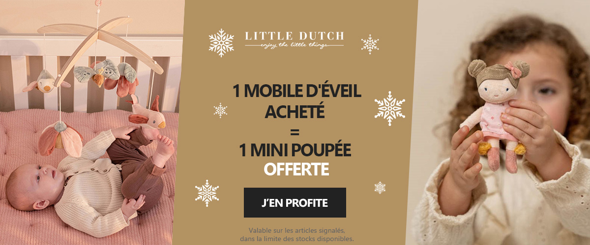 Little Dutch : 1 mobile d'éveil = 1 mini poupée au choix