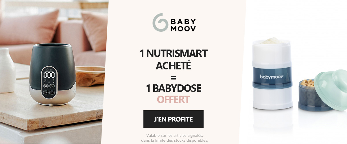 BABYMOOV : 1 Nutrismart acheté = 1 babydose offert