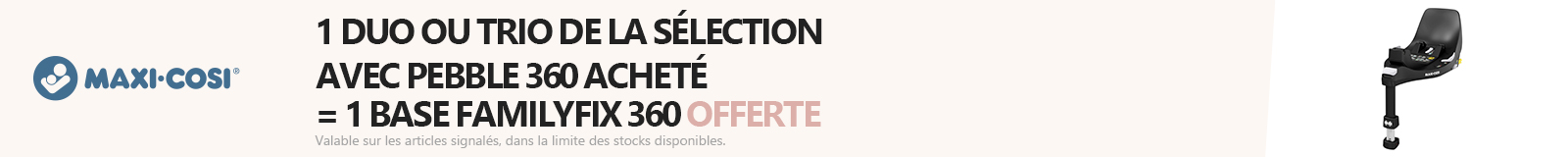 Poussette duo Leona 2 Select Grey + siège auto Pebble 360 Essentiel Grey -  Made in Bébé