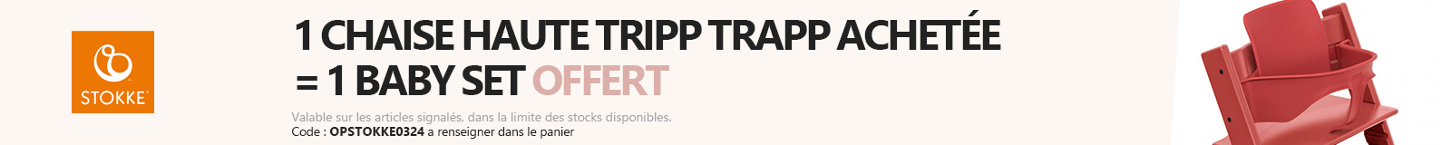 Stokke : Tripp Trapp = baby set offert