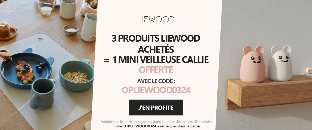 Dès 3 produits Liewood acheté = une mini veilleuse callie