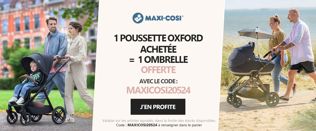 Maxi Cosi : Poussette Oxford = ombrelle