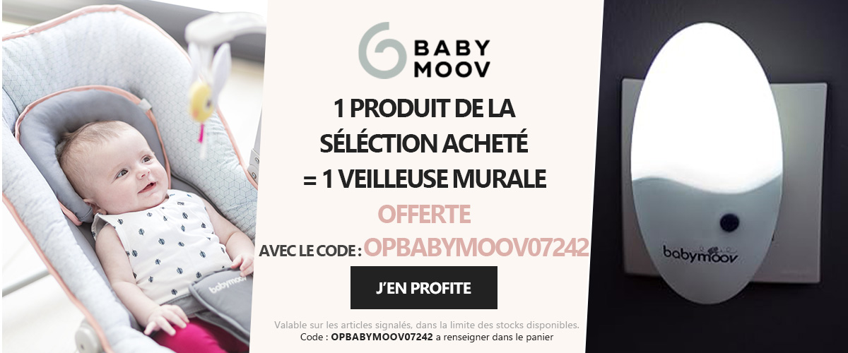 Babymoov : 1 produit parmi la sélection = 1 veilleuse offerte