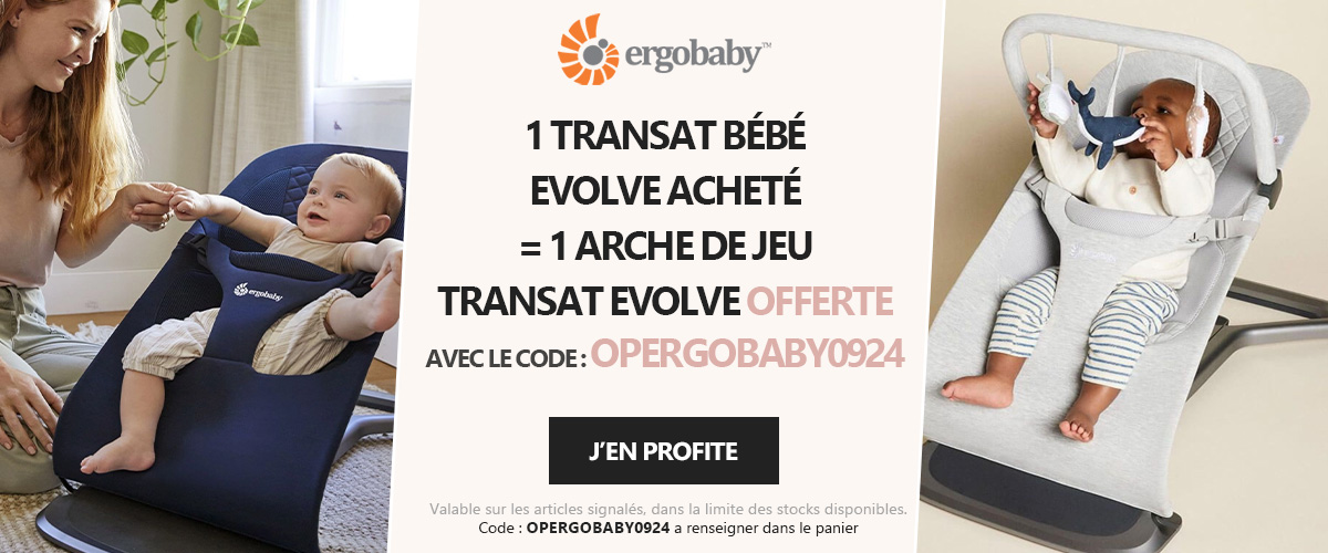 Ergobaby : 1 transat = 1 arche de jeux