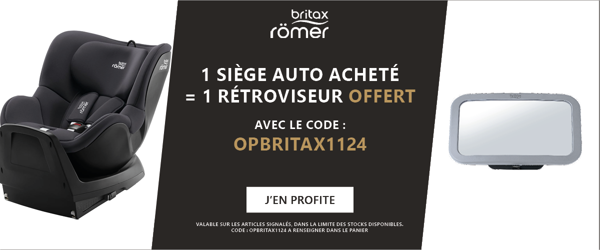 Britax : 1 siège auto acheté parmi la sélection = 1 rétroviseur de voiture offert