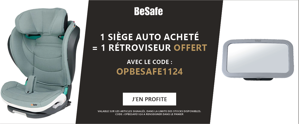 BeSafe : 1 siège auto acheté = 1 rétroviseur offert