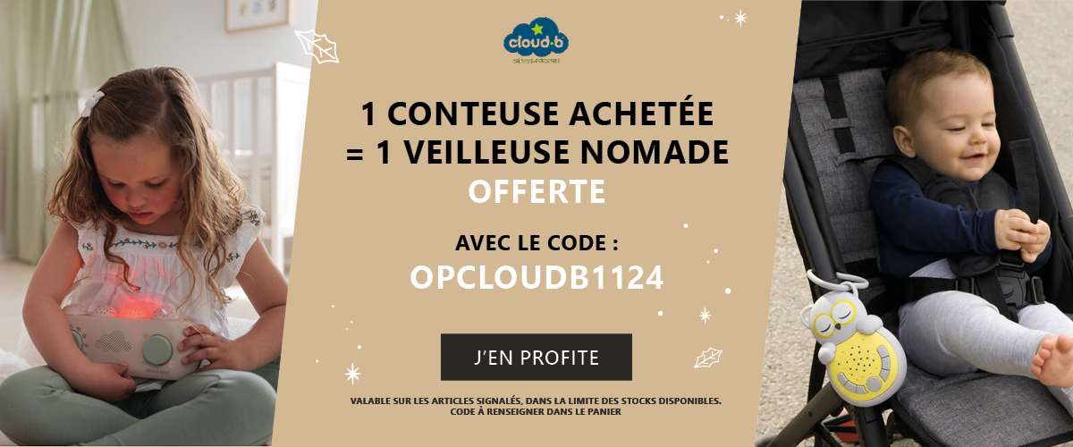 Cloud B : 1 conteuse = 1 veilleuse nomade offerte