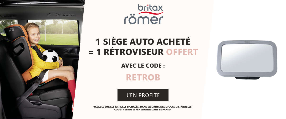 Britax Romer : 1 siège auto acheté = 1 rétroviseur offert