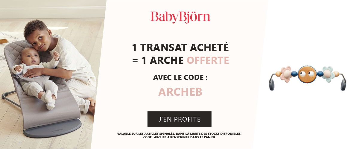 Babybjorn : 1 transat acheté = 1 arche offerte