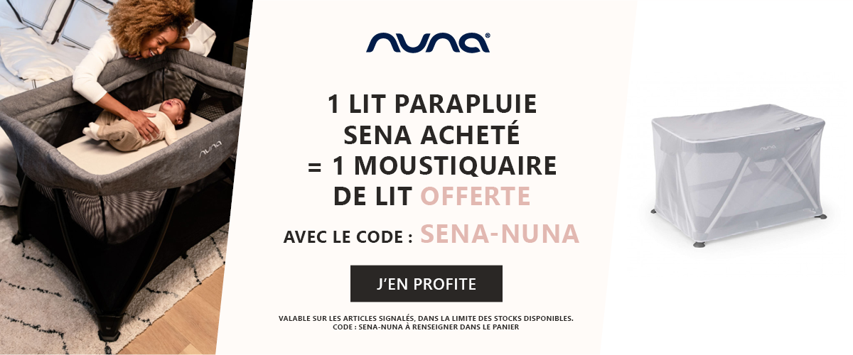 Nuna : 1 lit parapluie sena = 1 moustiquaire de lit offerte