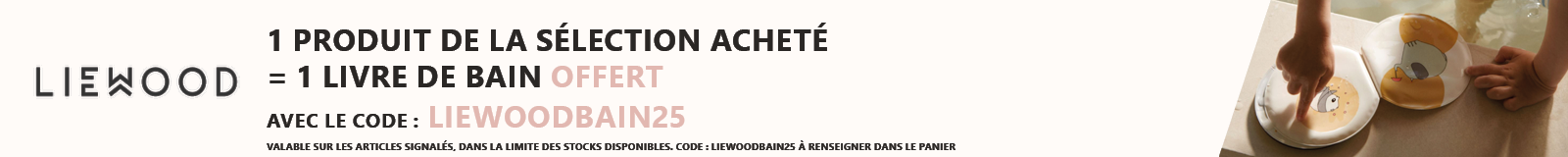 Liewood : Sur une sélection de produits Liewood = un livre de bain offert