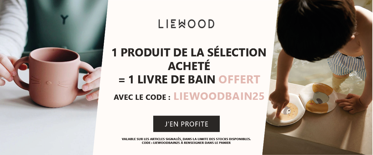 Liewood : Sur une sélection de produits Liewood = un livre de bain offert