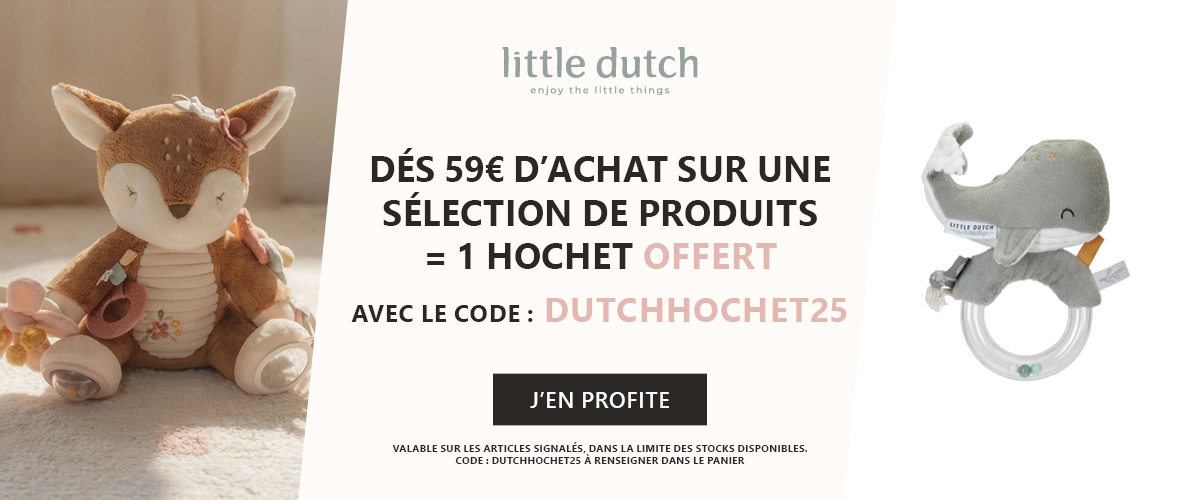 Little Dutch : Dès 59€ d'achat sur un mix &match Fairy Garden Forest friends = un hochet offert