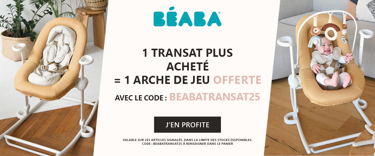 Béaba : Un transat plus = une arche de jeu offerte