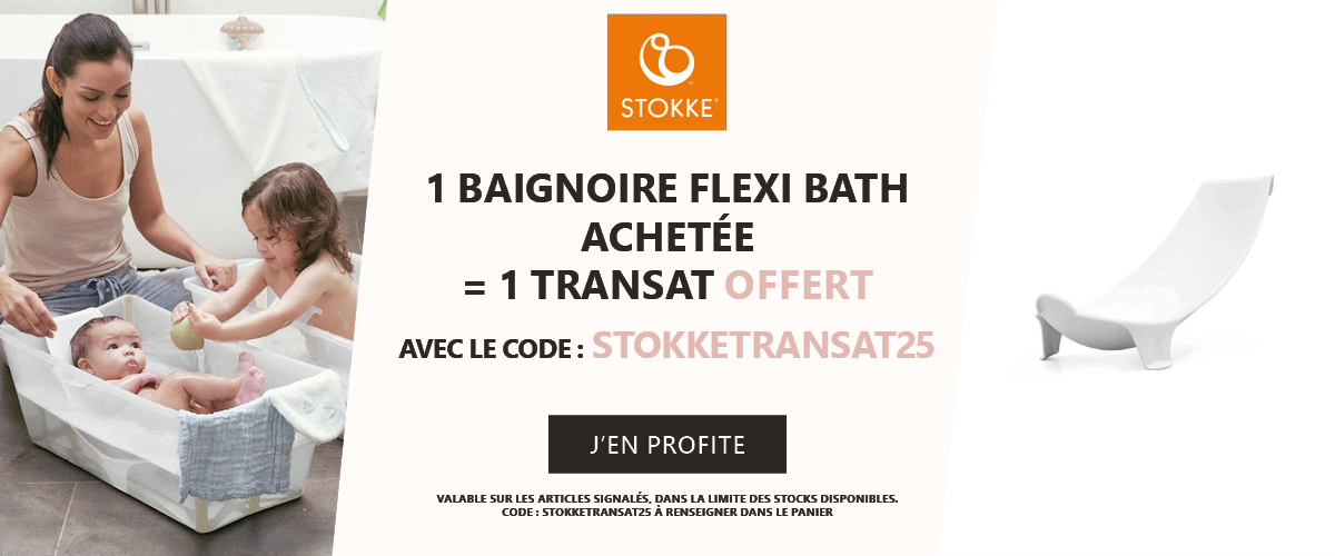 Stokke : Une baignoire Flexi Bath = 1 transat offert