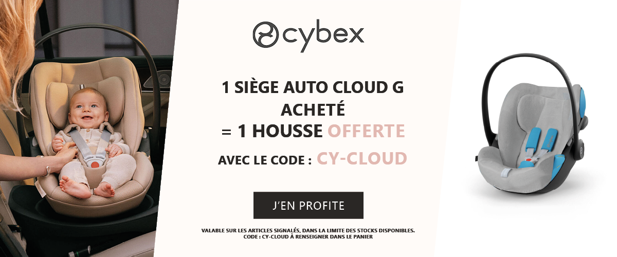 Cybex : 1 siège auto Cloud G acheté = 1 housse offerte