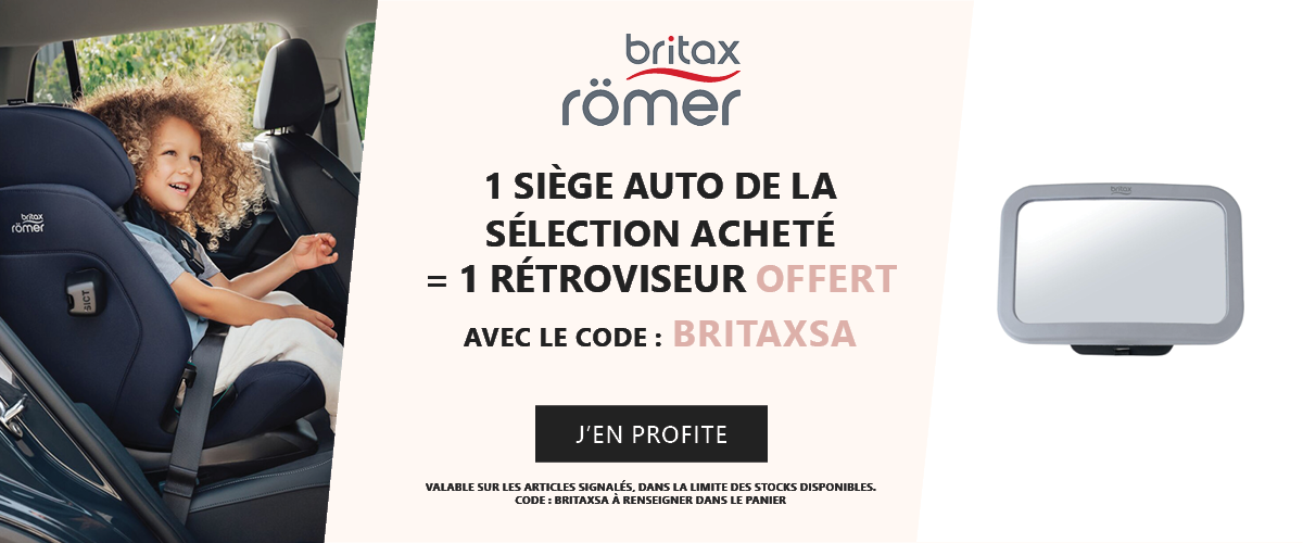 Britax : 1 siège auto de la sélection acheté = 1 rétroviseur offert