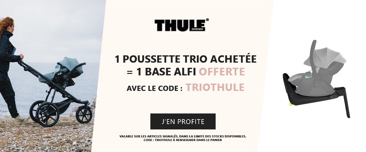 Thule : 1 poussette trio achetée = 1 base Alfi offerte