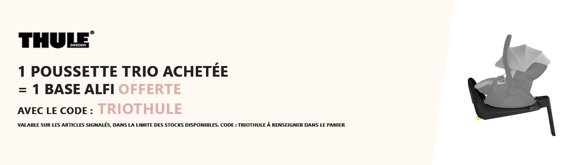 Thule : 1 poussette trio achetée = 1 base Alfi offerte