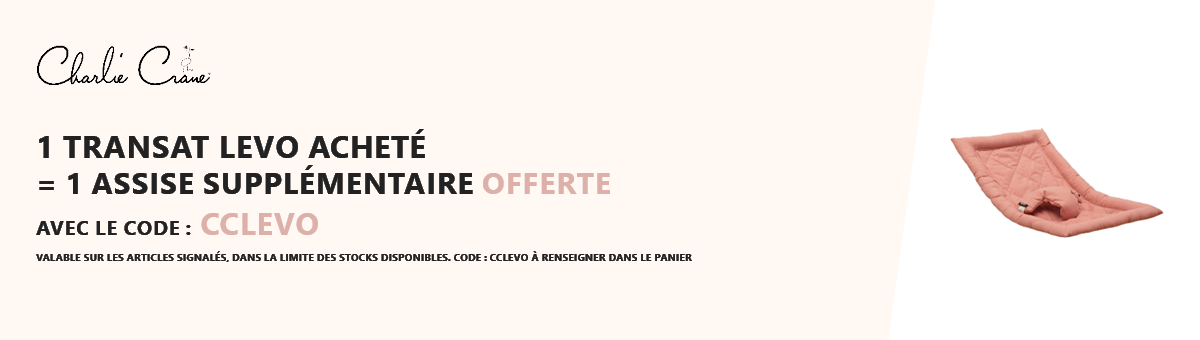 Charlie Crane : 1 transat Levo acheté = 1 assise supplémentaire offerte