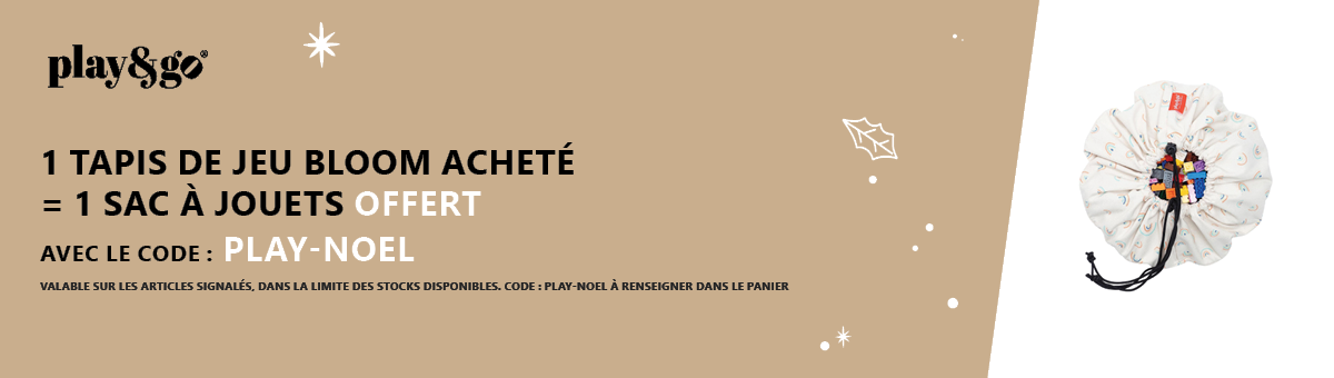 Play & Go : 1 tapis Bloom acheté = 1 sac à jouets offert