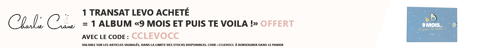 Charlie Crane : Un transat Levo acheté = un album photo 9 mois