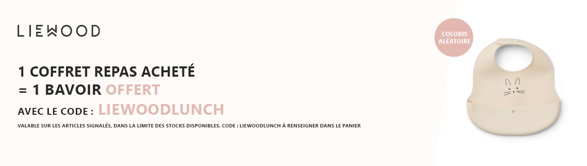 Liewood : Un coffret repas acheté = un bavoir silicone offert