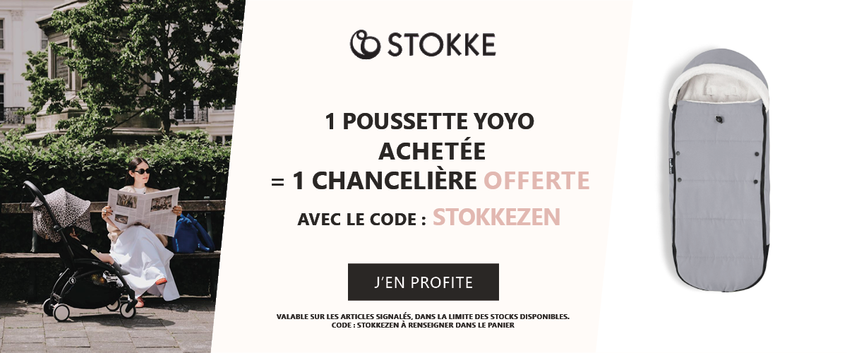 Stokke : Une poussette YOYO achetée = 1 chancelière Babyzen offerte