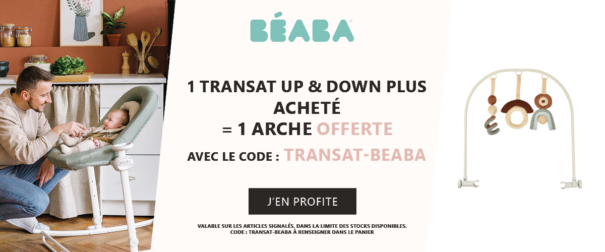 Beaba : 1 transat Up & Down Plus acheté = 1 arche offerte