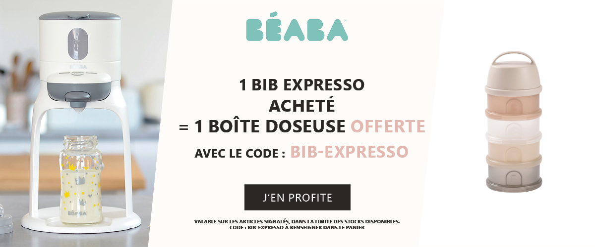 Beaba : 1 Bib Expresso acheté = 1 boîte doseuse offerte