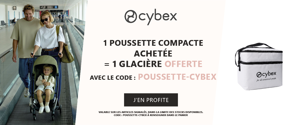 Cybex : 1 poussette compacte achetée = 1 glacière offerte