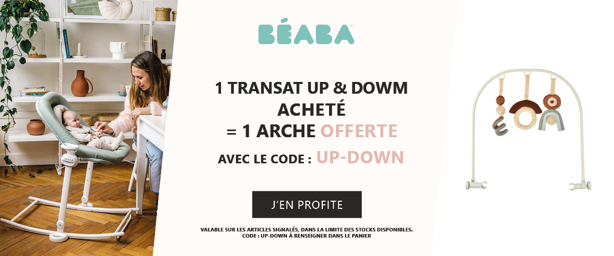 Beaba : 1 transat Up & Down Plus acheté = 1 arche offerte